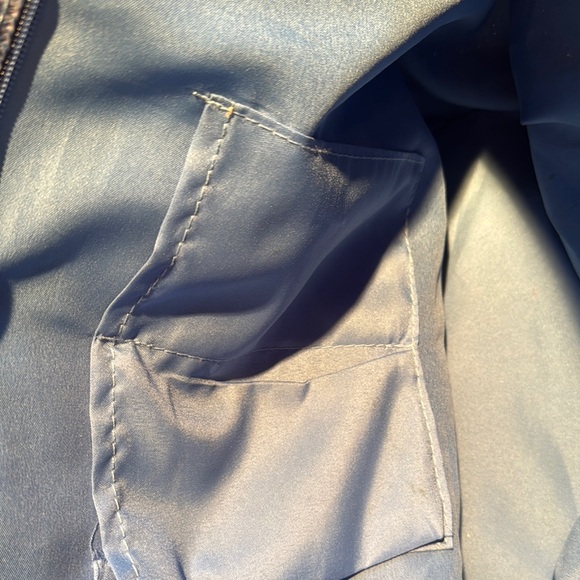 Nautical Blue Canvas Tote with Rope Handles - Picture 9 of 12